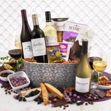 California Wine Quartet Gift Basket