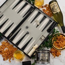 Game Night Backgammon & White Wine Gift Set