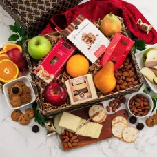 Fruit &amp; Cheese Snacker's Gift Box