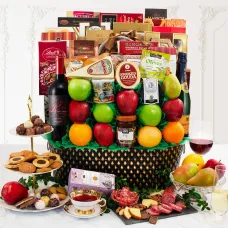 King's Ransom Wine, Champagne, Fruit & Gourmet Gift Basket