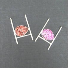 Artist-Crafted Sterling Silver & Mixed Druzy Stone Pendant