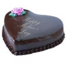 1.5 Kg Heart Shaped Chocolate Cake