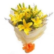Yellow Lilies Bouquet