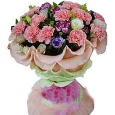 19 Carnation Bouquet To Macau