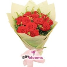 Simply One Dozen Red Rose to Macau