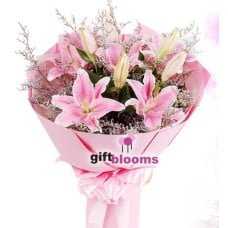 Stunning Pink Lilies to Macau