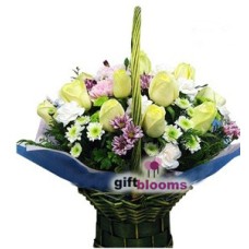 Mixed Flower Arrangement for Sympathy to Hong Kong