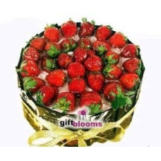Chocolate Strawberry Cake to Indonesia