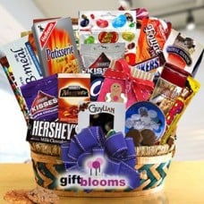 Office Party Snacks Gift Basket to Japan