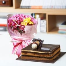 Flower and Chocolate Cake to Seuol