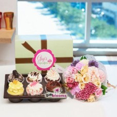 Gigi's Cup Cakes and Flower to South Korea