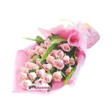 Exquisite Pink Rose Bouquet To South Korea