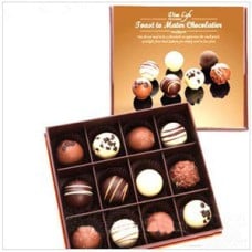 12 Chocolate Truffle Gift Box to Taiwan