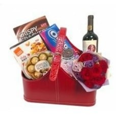 Wine and Gourmet Lether Tote to Taiwan