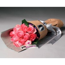 11 Pink Rose Bouquet to Taiwan