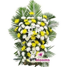 Funeral Standing Spray to Taiwan (in pair)