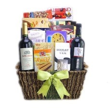 Elegant Extravaganza Wine Duo Gift Basket
