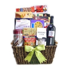 Elegant Extravaganza Wine Gift Basket