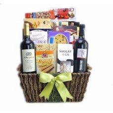 Elegant Extravaganza Wine Duo Gift Basket