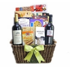 Elegant Extravaganza Wine Duo Gift Basket