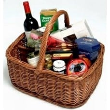 Gourmet Goodies Wine Gift Basket