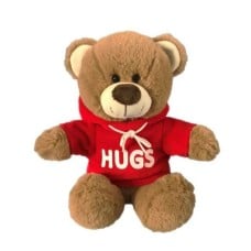 Bear Hoodie Red - Hugs by Elka
