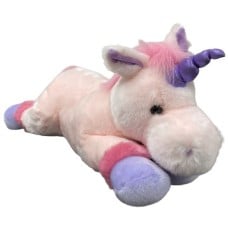 Unicorn Mythical Creature large stuffed animal Luna Pink soft toy Korimco Toys
