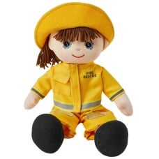Jiggle and Giggle Ella Firefighter My Best Friend Doll 40cm