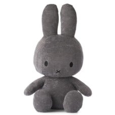 Miffy Grey Corduroy Bunny large soft plush toy