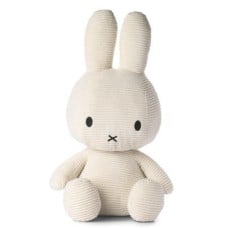 Miffy Offwhite Corduroy Bunny large soft plush toy