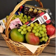 Fruit Basket with sweets