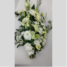 Funeral Arrangement With White Flowers