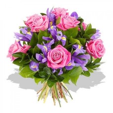 Rose and Iris Bouquet