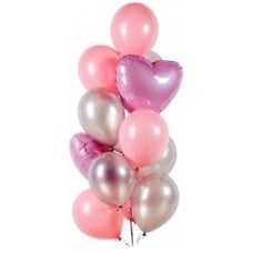 Pink Mixed Ballons (5 balloons)