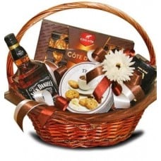 Gift Basket: Jack Daniels & Chocolates & More