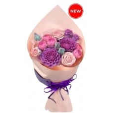 Chocolate: Roses, Peonies, Dahlias 3 sizes (Small)