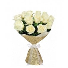White Roses Short Stem 20-24 inch (Medium)