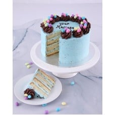 Personalised Speckled Egg Cake (STANDARD)