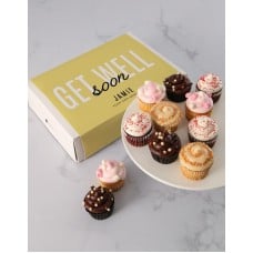 Personalised Get Well Cupcakes (STANDARD)