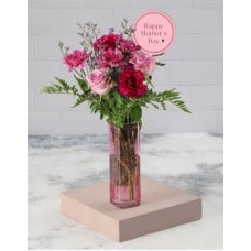 Happy Mothers Day Purple Wooden Box