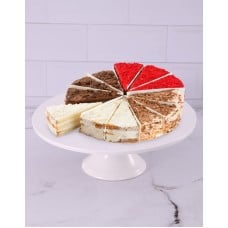 Chateau Gateaux Four Flavours Variety Cake (8 Slices)