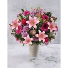 Pastel Pink And Lavender Flowers