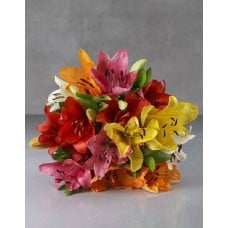 Lilies In Craft Paper (Small)