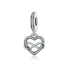 Infinity Heart Dangle Chain