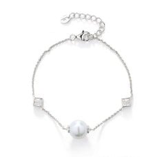 Shimmering Serenity Pearl Bracelet