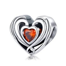 Red Heart Charm