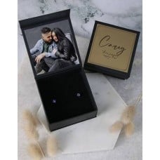 Personalised Gold Tanzanite Earrings (Studs)