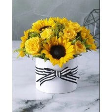 Sunflower And Lily Box