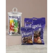 Personalised Colour Splash Whispers Candy Jar (STANDARD)