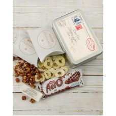 Personalised Post Card Snack Tin